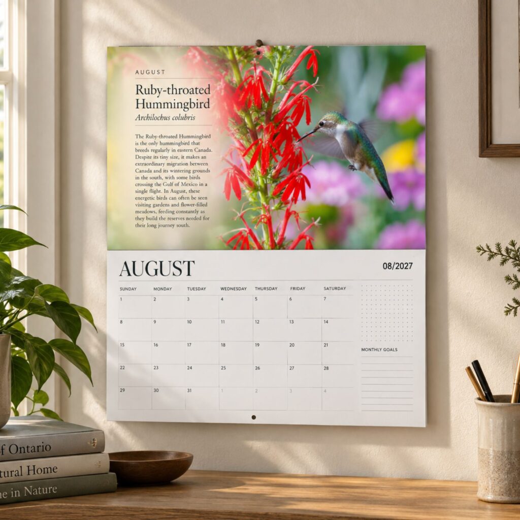 Bird Calendar 2027 — A Year in the Wild